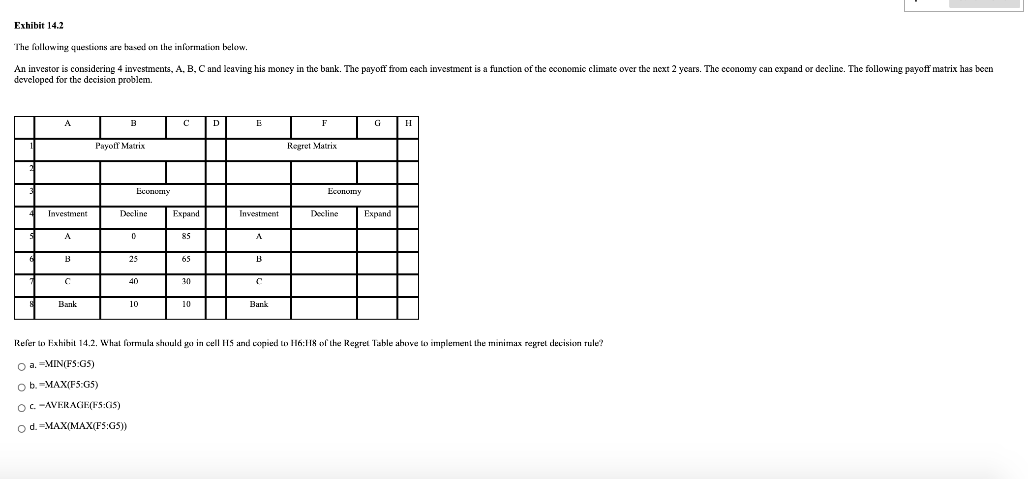 Exhibit 14.5 The following questions are based on