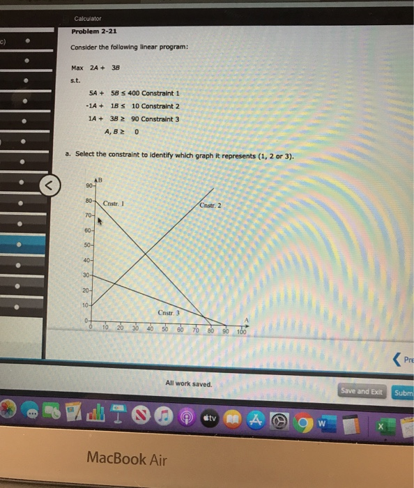 Calculator Problem 2-21 Consider the following