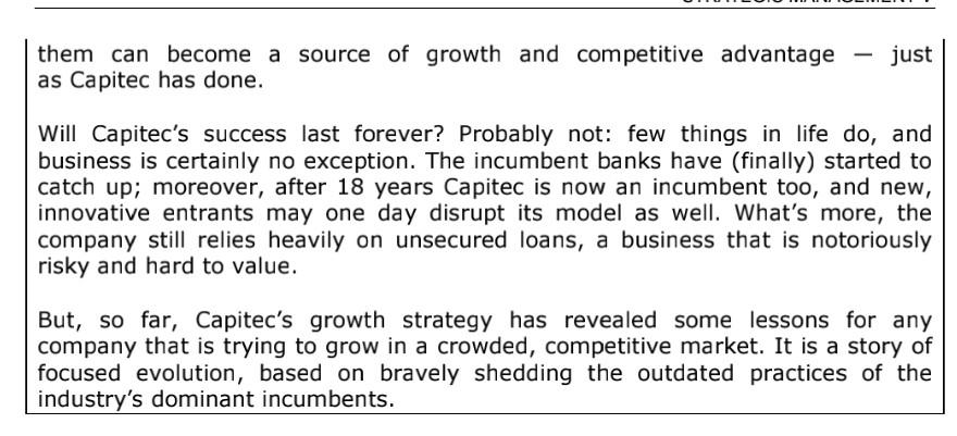 Question 1 [45] Read the article below and answer