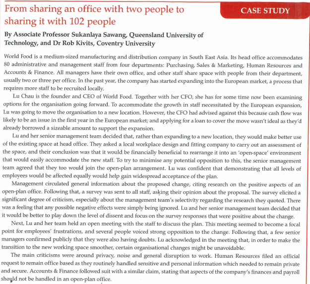 Assume that you are a consultant (you're a