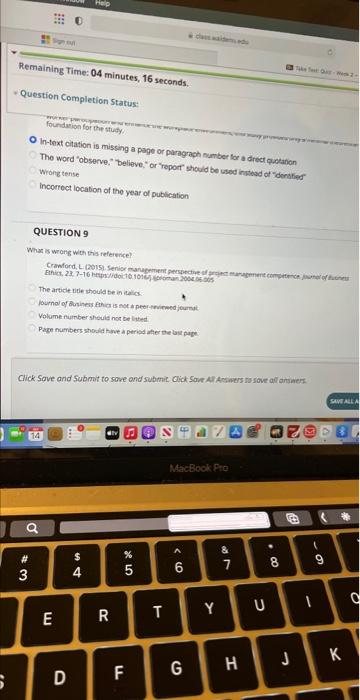 foundarion for the study. In-text citation is