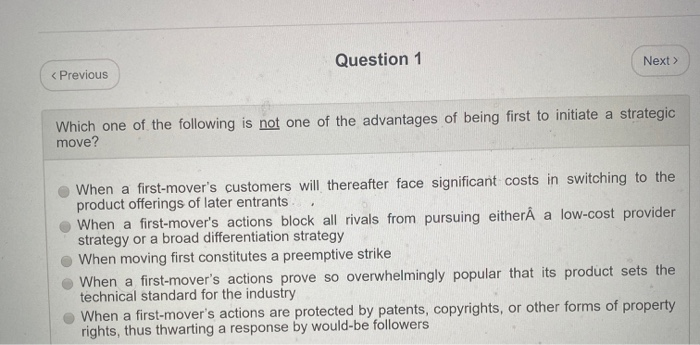 < Previous Question 1 Next  style=