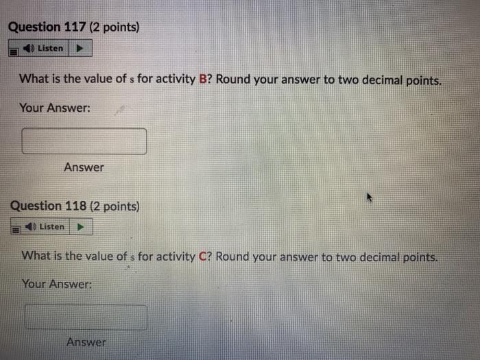 please help Use the information presented below