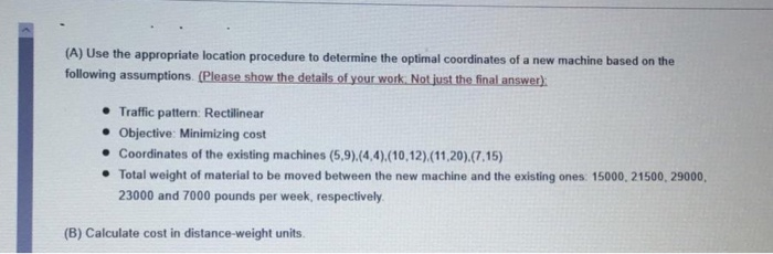 (A) Use the appropriate location procedure to