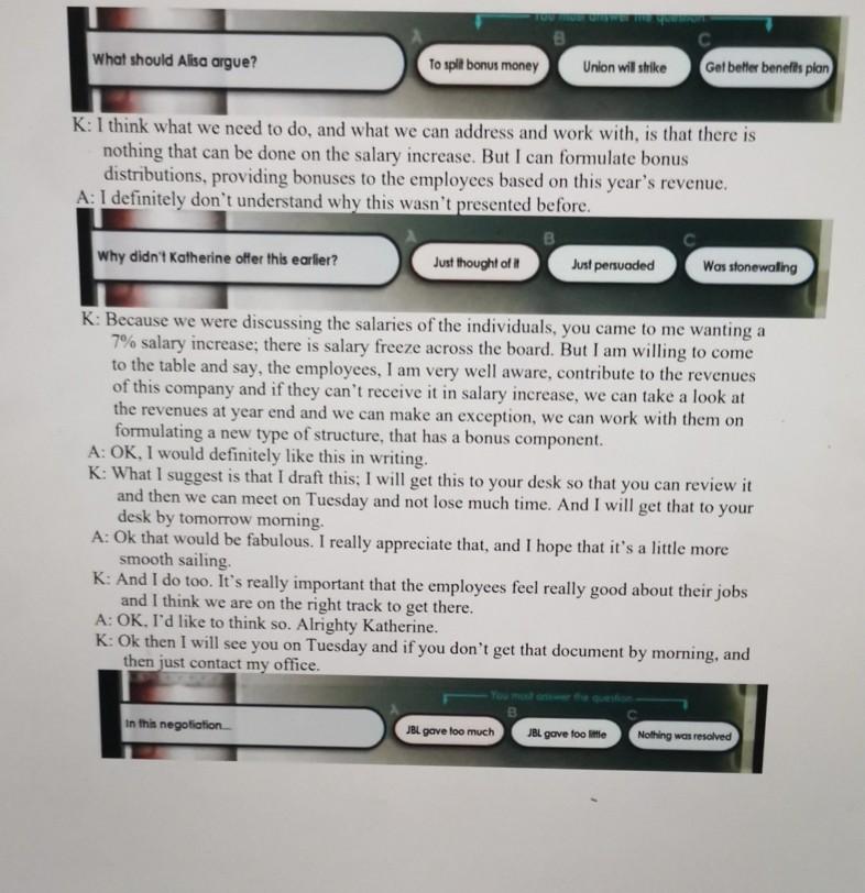 This first video case assignment contributes to