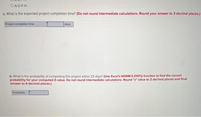 The following represents a project that should be