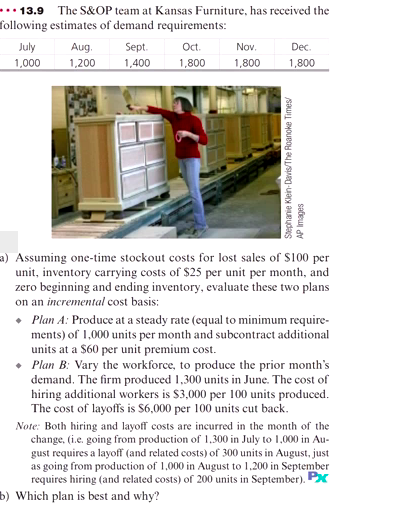 Please do both A and B and show work and explain.