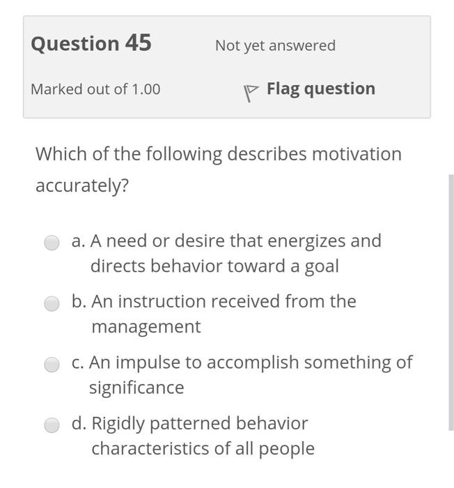 JUST NEED OPTION no need explain NO need for