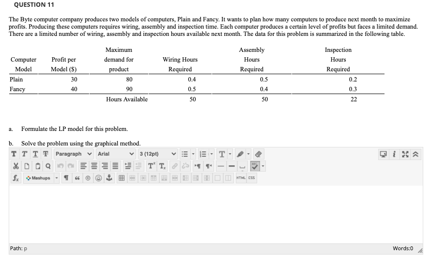 Please solve and show the steps along with the