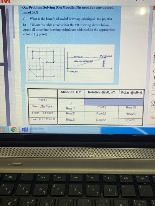 Q2: Problem Solving (On Moodle. No need for any