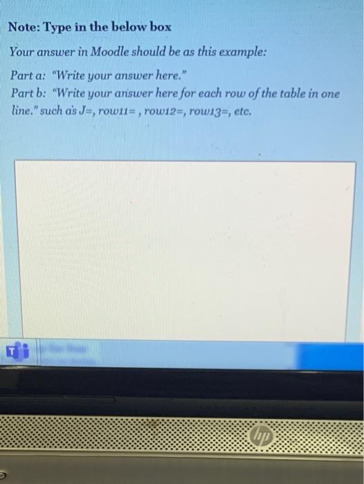 Q2: Problem Solving (On Moodle. No need for any