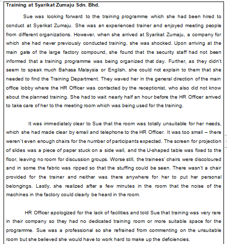 Question Explain Donald Kirkpatricks model of