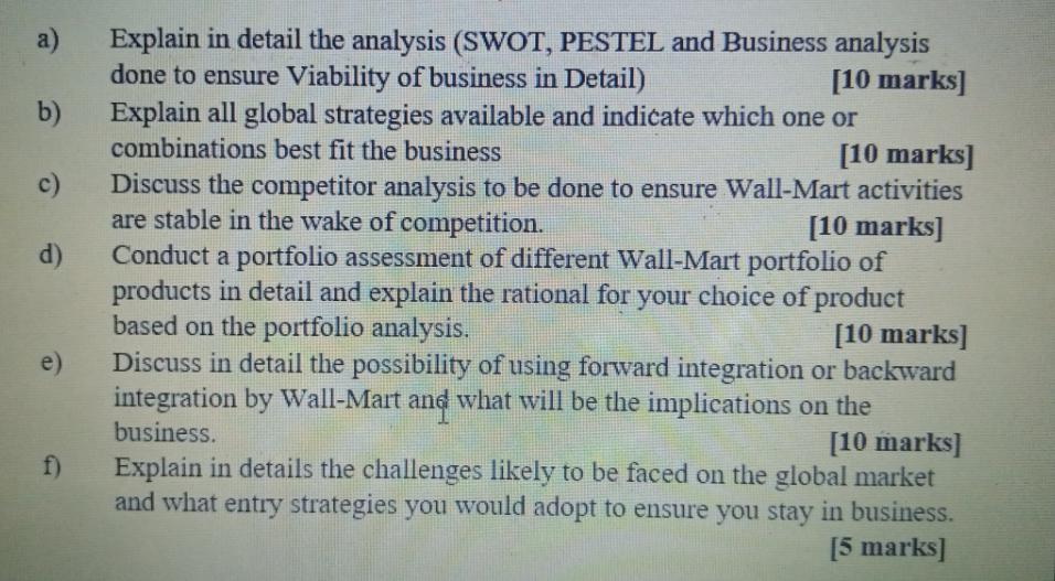 Project title: The Walmart Case: Project