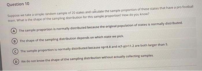 Question 9 Use this information for problems