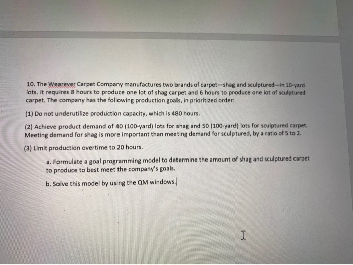 solve this using QM for windows with showing the