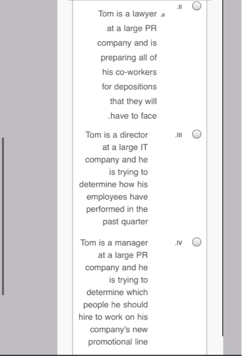 1 Pick the answer choice that represents an