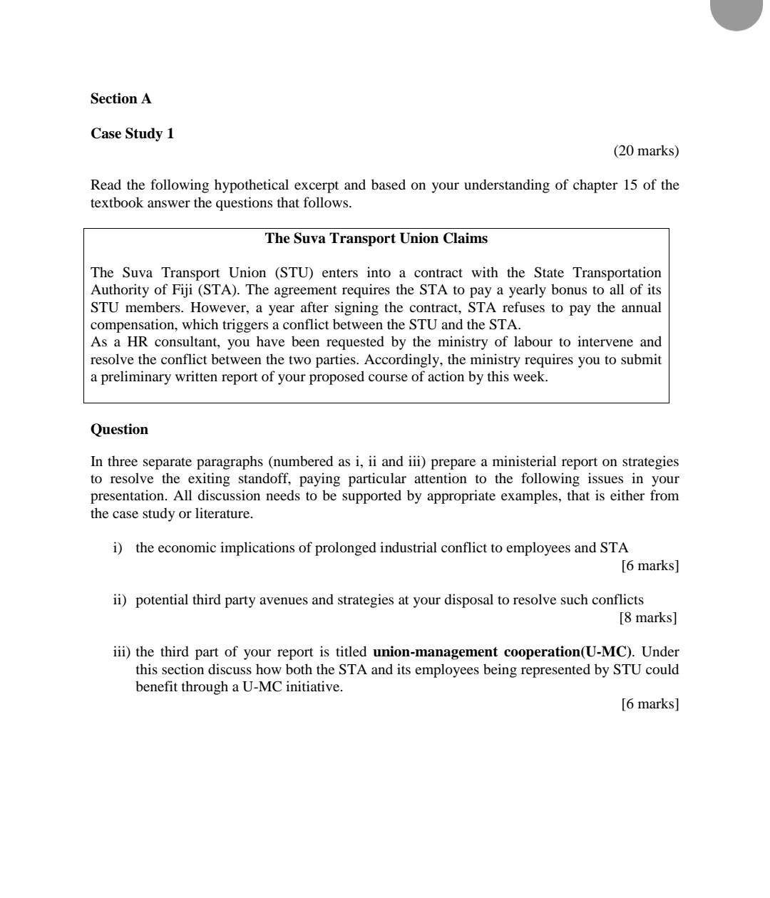 could anyone help me to answer the case study.