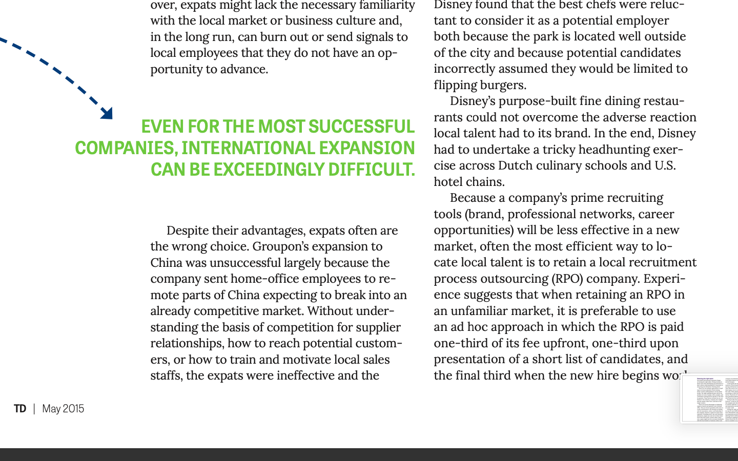 concise (~3 paragraphs) typed memo that states: