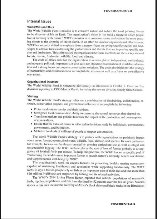 FBA/PMS3393/NOV 21 SECTION A: CASE STUDY