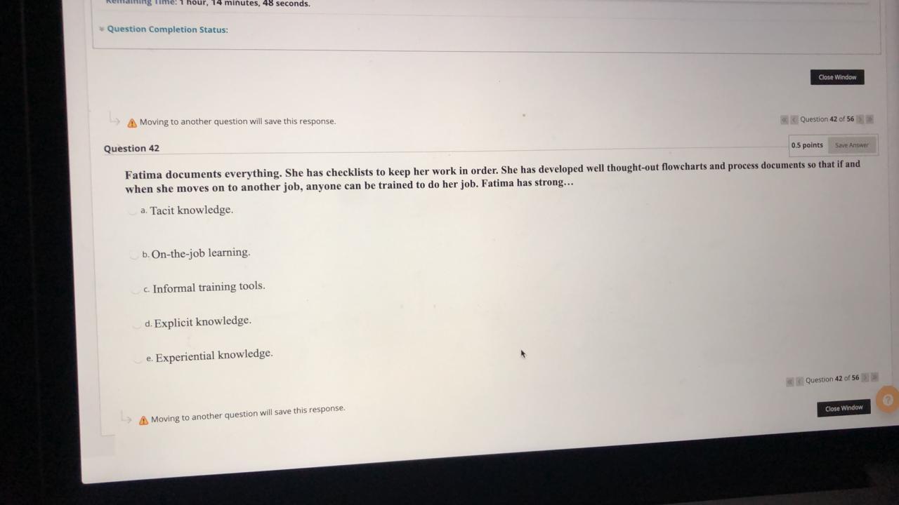 Time: 1 hour, 14 minutes, 48 seconds. Question