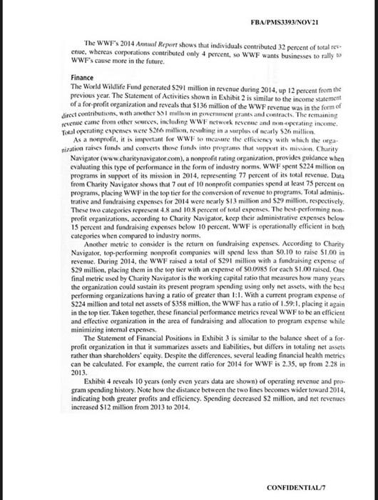 FBA/PMS3393/NOV 21 SECTION A: CASE STUDY