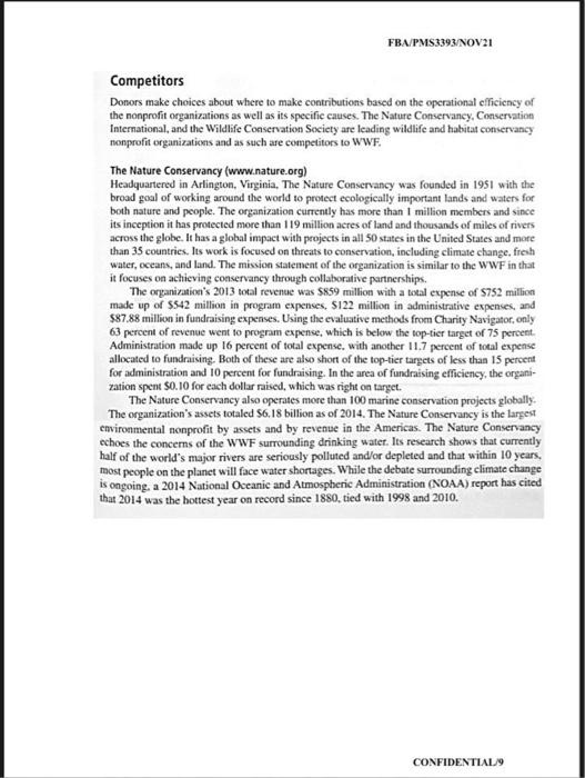 FBA/PMS3393/NOV 21 SECTION A: CASE STUDY