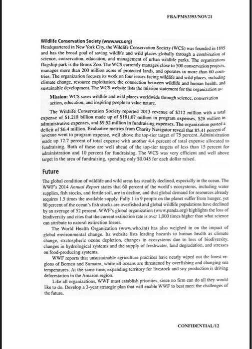 FBA/PMS3393/NOV 21 SECTION A: CASE STUDY