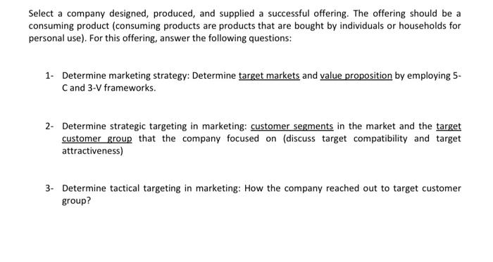 the questions are broken down in the second