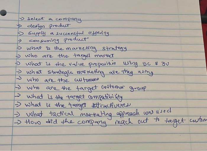 the questions are broken down in the second