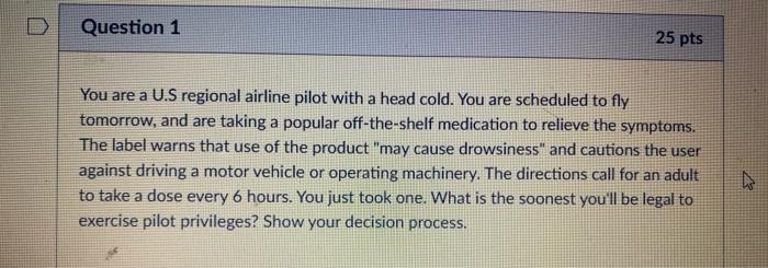 Question 1 25 pts You are a U.S regional airline