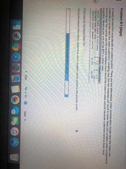 please answer this question ASAP Problem 8-1