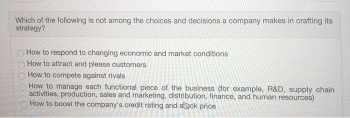 Which of the following is not among the choices