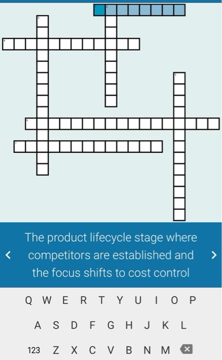 The product lifecycle stage where competitors are