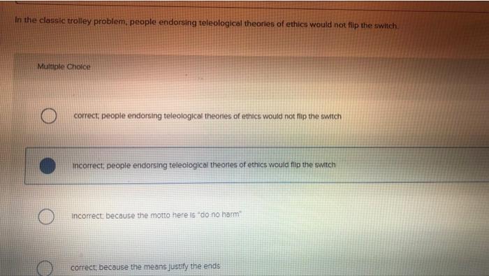 A A Modern Day Trolley Problem This activity is