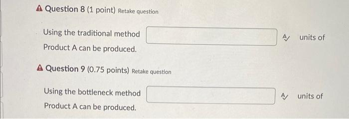 A company produces three products (A, B, \& C)