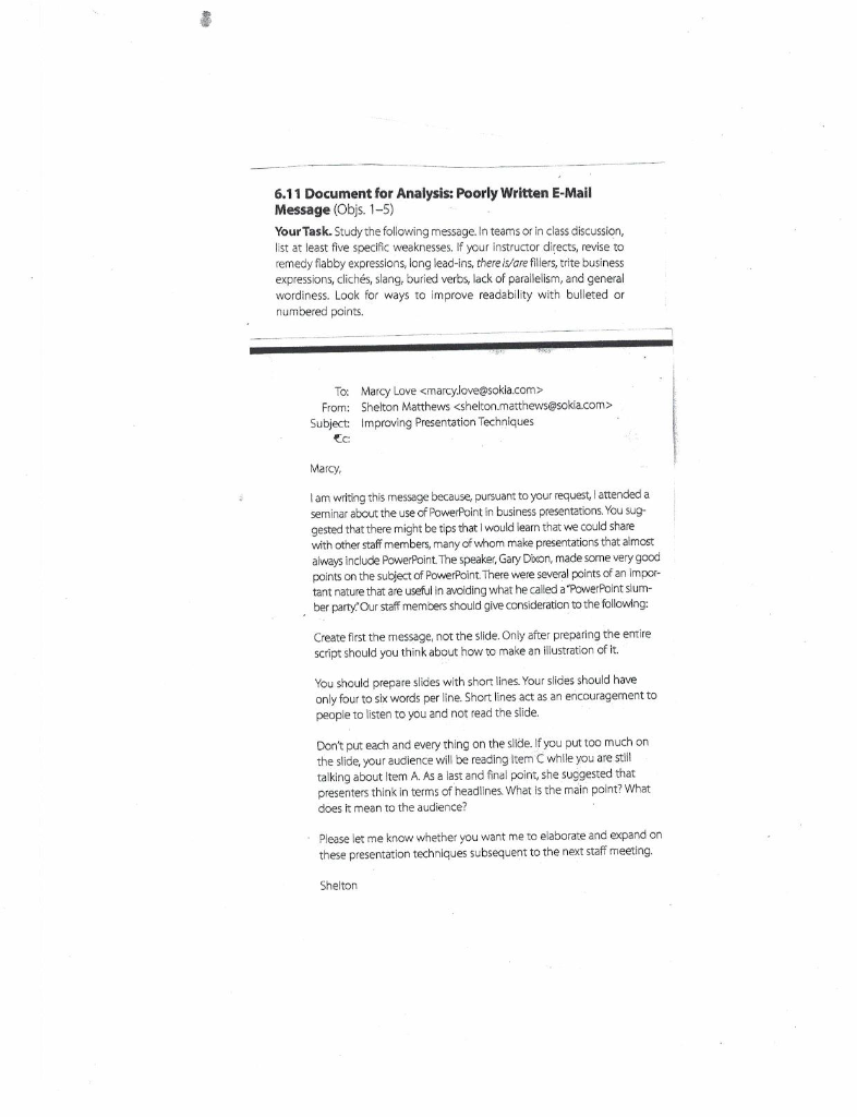 Please help me with the 5 corrections on this