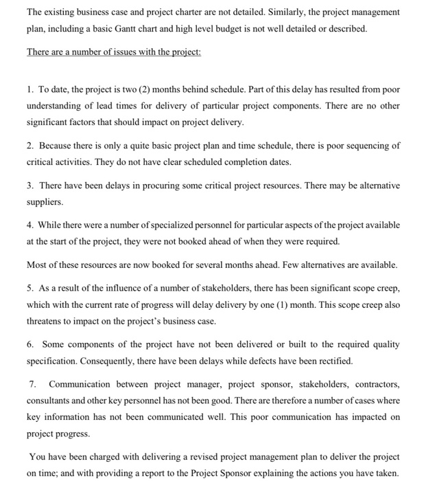 Project Idea: Developing a Revised Project