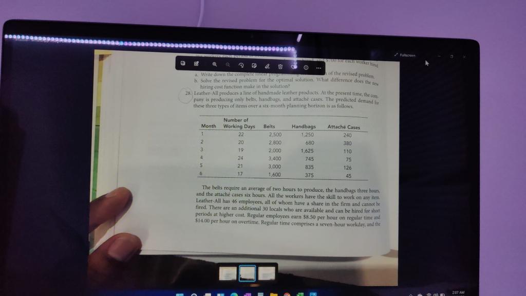 For @ 99 of the revised problem Write down the