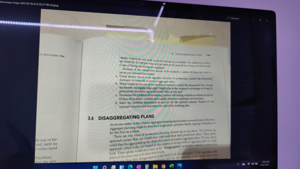 For @ 99 of the revised problem Write down the