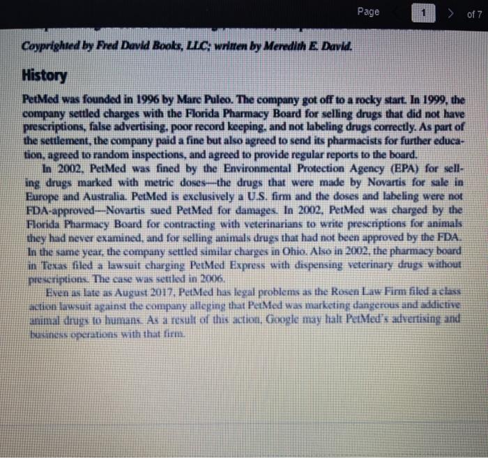 Review the PetMed Express at the end of the