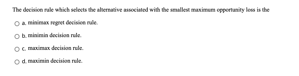 The in a decision problem represent factors that