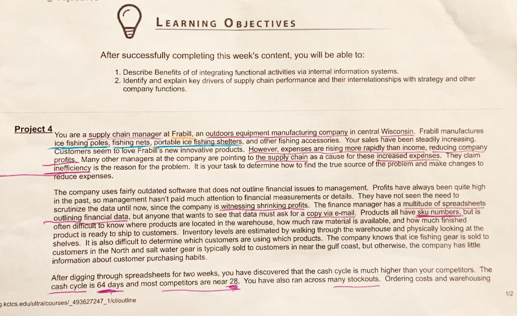 LEARNING OBJECTIVES After successfully completing