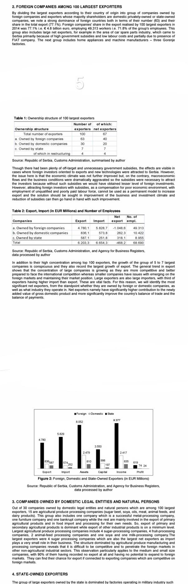 Read the above study and give summary conclusions