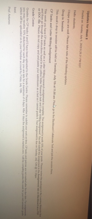 CP Task 6.1 Review the sample letter in Week 8