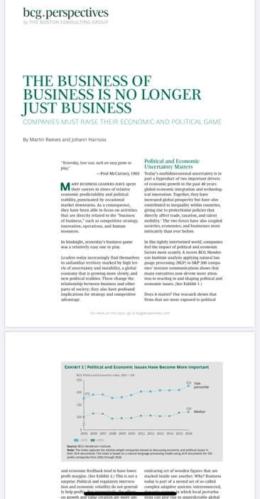 1) Explain your one or two key takeaways from the