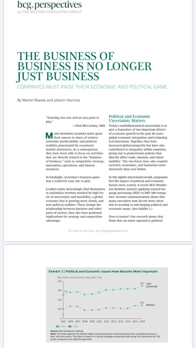 1) Explain your one or two key takeaways from the