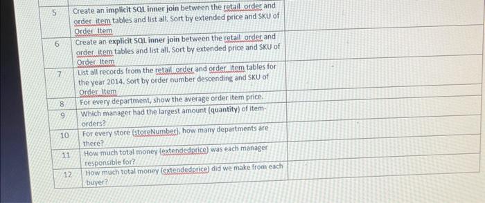 pls help asap thank you - For each of the queries