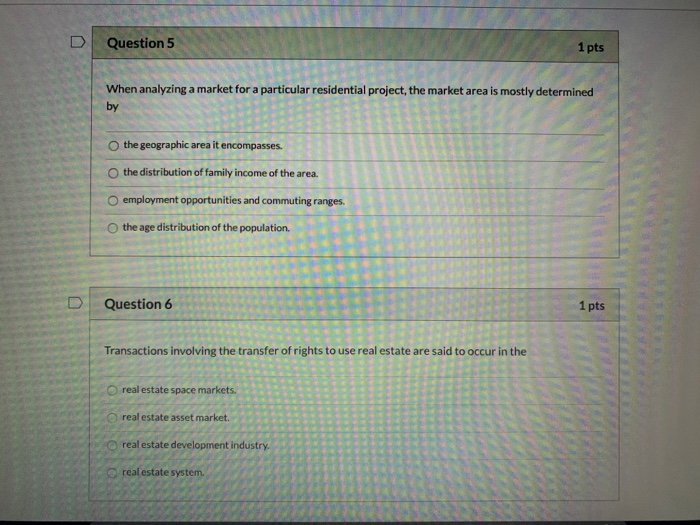 1 . Question 3 a 1pts The rate is a measure of