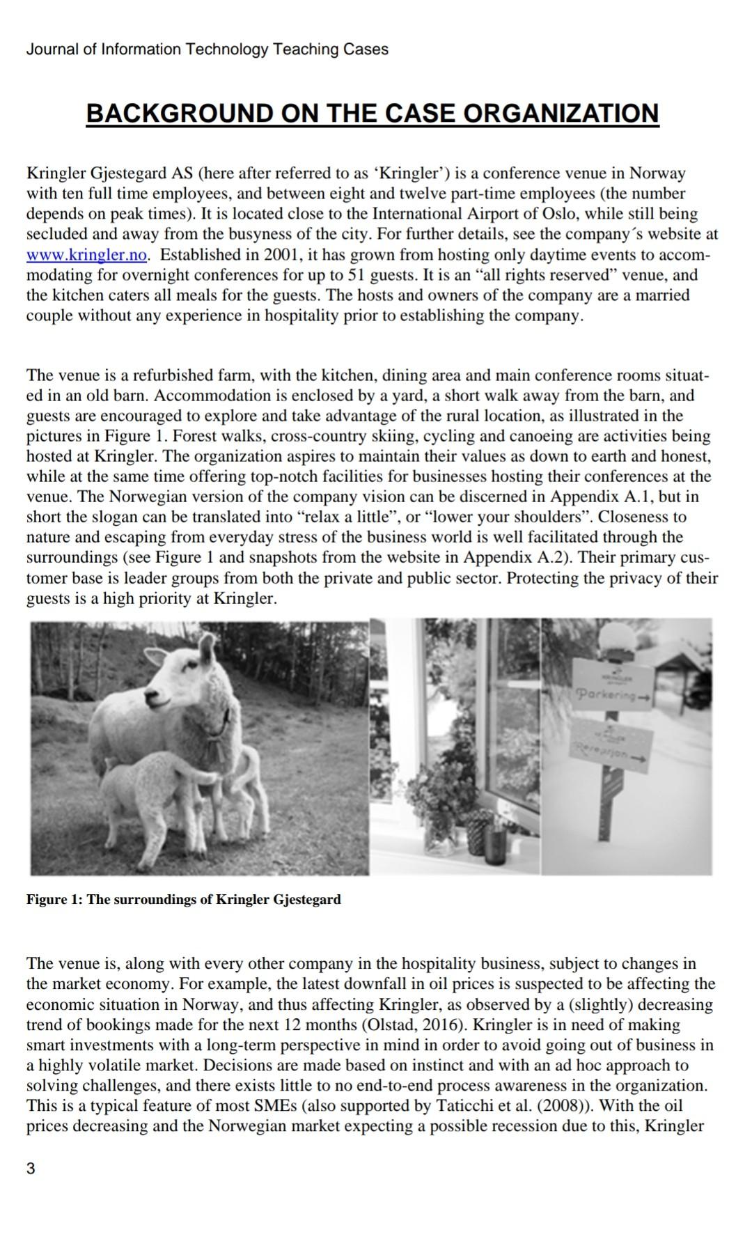  From this study case 1) I want make summary with key