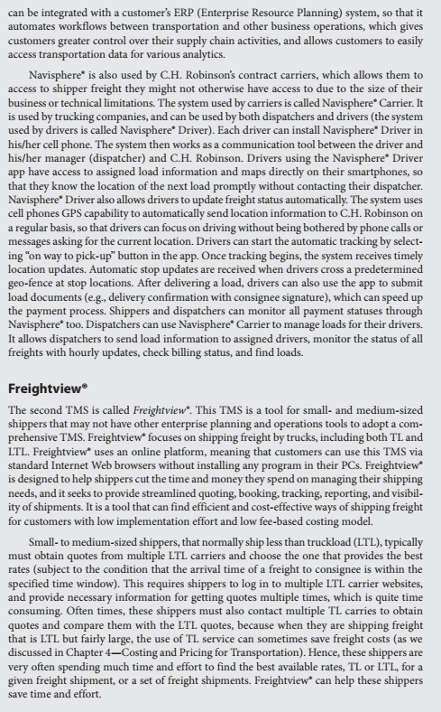 Do you think it is a good idea for C.H. Robinson